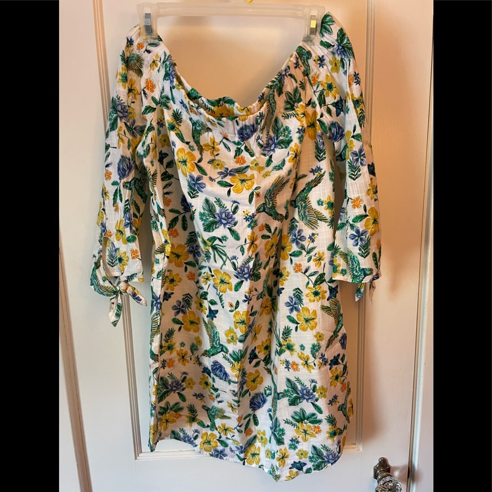 Old Navy off the shoulder floral print dress